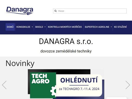 jsme dovozce dánské zemědělské techniky a zastupujeme v čr následující výrobce kongskilde, om maskiner a/s, skiold a/s, supertech agroline.