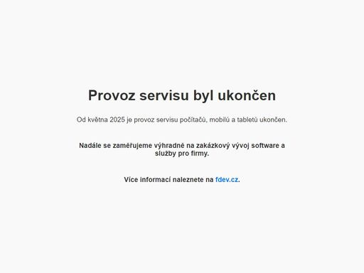 naše služby zahrnují opravy počítačů, obnovování dat, upgrade počítačů, vývoj software, hostingové služby, outsourcing a mnohé další.