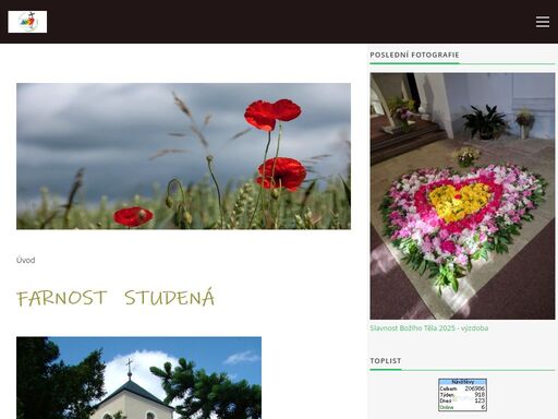 farnost studená-římskokatolická církev, ze života farnosti, informace, aktuality, fotogalerie, 