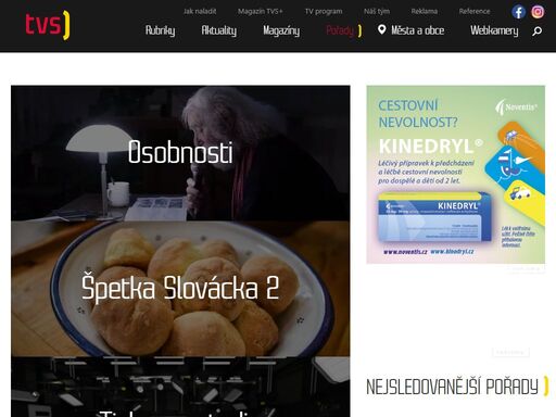 denně čerstvé regionální zprávy z oblasti jižní a jihovýchodní moravy. rubriky společenský život, kultura, sport a veřejná správa. zábavné, poznávací a vzdělávací pořady.