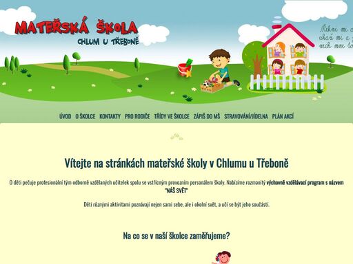 mateřská škola chlum u třeboně
