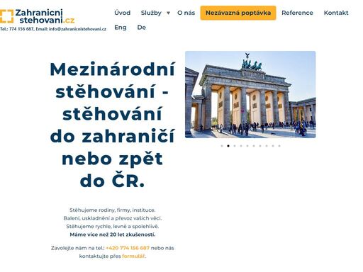 mezinárodní stěhování - jsme stěhovací firma pro stěhování do zahraničí nebo zpět do české republiky. s mezinárodním stěhováním máme více než 20 let zkušeností.