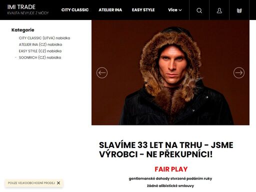 slavíme 33 let na trhu - jsme výrobci - ne překupníci!.  fair play
gentlemanské dohody stvrzené podáním ruky
žádné alibistické smlouvy
 
 
 