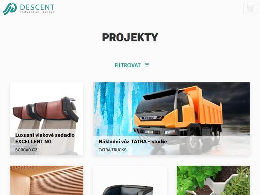 descent s.r.o., společnost zabývající se průmyslovým designen, založená jiřím španihelem
