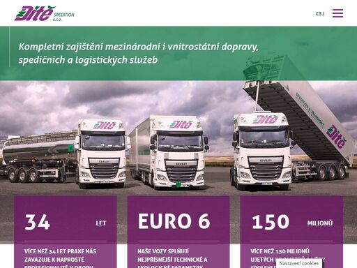autodoprava náchod - přepravní služby, plachtové kamiony, soupravy, valníky, potravinářské cisterny, sklápěcí návěsy, posuvky, walking floor, spedice