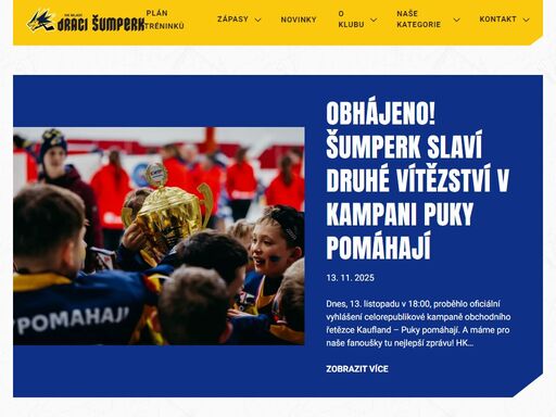 oficiální web hokejového klubu mladí draci šumperk. sledujte aktuální informace o zápasech, trénincích, hráčích a dění v klubu. připojte se k našemu hokejovému týmu a buďte součástí šumperského hokeje!