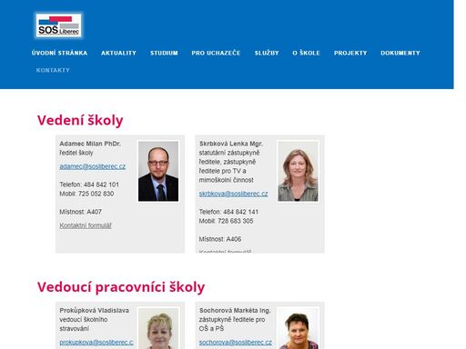 střední odborná škola liberec, jablonecká 999, příspěvková organizace.