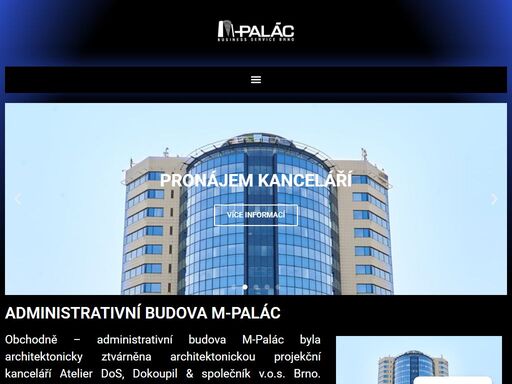 administrativní budova m-palác, kancelářské prostory | obchodní prostory | galerie | prostory k pronájmu. služby