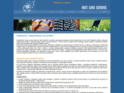 hotlineservis - rodinný lékař pro vaše počítače