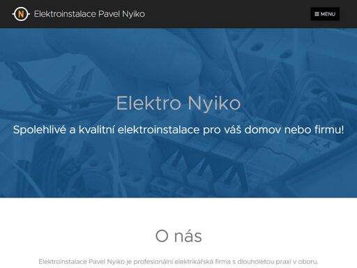 elektroinstalace pavel nyiko je profesionální elektrikářská firma s dlouholetou praxí v oboru. specializujeme se na kompletní elektroinstalace v bytových, rodinných a komerčních objektech včetně logistických areálů ve zlínském kraji. své práce provádíme s precizností a maximálním důrazem na kvalitu a spokojenost zákazníka.