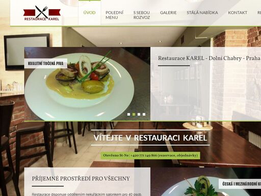 restaurace karel restaurace karel - kvalitní jídla po celý týden.