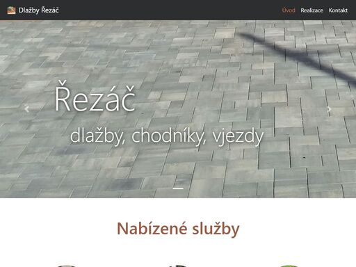 dlažby řezáč - provádím kompletní služby v rámci pokládky zámkové dlažby pro chodníky a vjezdy.