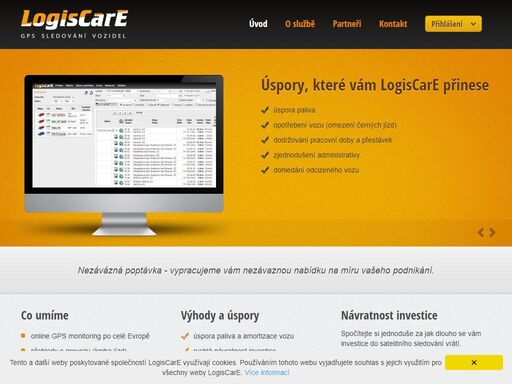 logiscare - gps sledování vozidel