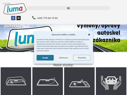 www.autoskloluma.cz