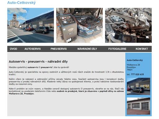 auto-cetkovský - provozujeme komletní nabídku služeb autoservisu a pneuservisu.