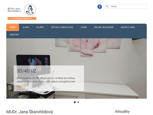 vítám vás na stránkách gynekologické ambulance charmosyn s.r.o. jmenuji se mudr. jana škarohlídová. jsem lékařka s atestací evropského typu a v oboru gynekologie a porodnictví pracuji od roku 2007.