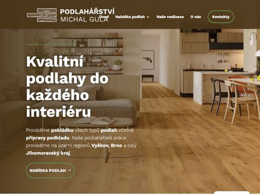 provádíme pokládku všech podlahových krytin – vinylové, laminátové a dřevěné podlahy, pvc, linoleum a koberce. naší působností jsou bučovice, slavkov u brna, vyškov, brno a okolí.