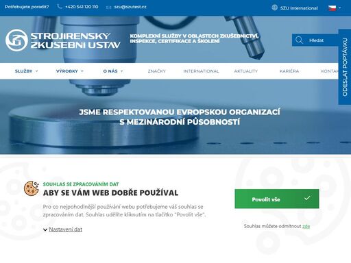 jako strojírenský zkušební ústav ? představujeme mezinárodně respektovanou autoritu v oboru zkoušení, inspekce a certifikace. ? jsme notifikovanou osobou evropského společenství pro posuzování shody dle evropské legislativy. více na szutest.cz.
