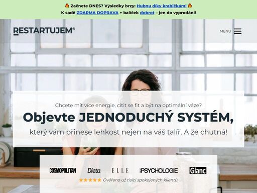 chcete mít více energie, cítit se fit a být na optimální váze? objevte jednoduchý systém, který vám přinese lehkost nejen na váš talíř. jedno zdraví – mnoho cest. na každé z nich však potřebujete dobře jíst a vůbec nevadí, že vám chybí silná vůle.
