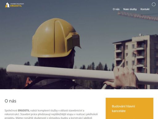 společnost ergostil nabízí komplexní služby v oblasti stavebnictví a rekonstrukcí. stavební práce představují nejdůležitější etapu v realizaci jakéhokoli projektu. máme rozsáhlé zkušenosti s výstavbou budov a konstrukcí jakékoli obtížnosti.