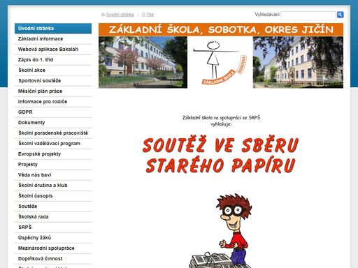 oficiální webové stránky sobotecké školy
