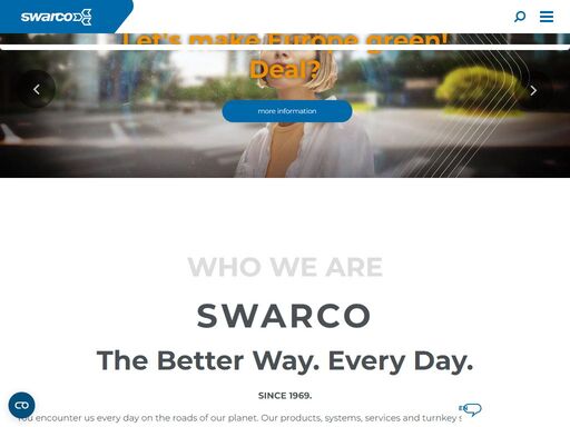 swarco is a globally active corporation with more than 50 years of experience. we offer a wide range of solutions, services and products in the areas of mobility management and road safety.