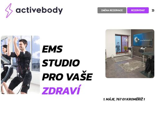 ems studio pro vaše zdraví 1. máje, 767 01 kroměříž 1 vítejte ve světě moderního fitness co je to ems? elektro myo stimulace (ems) je druh tréninku, při kterém efektivním způsobem procvičíš kompletně celé tělo za pouhých 20 minut. už žádné výmluvy na nedostatek času! krásné a zdravé tělo si teď můžeš vybudovat prakticky během