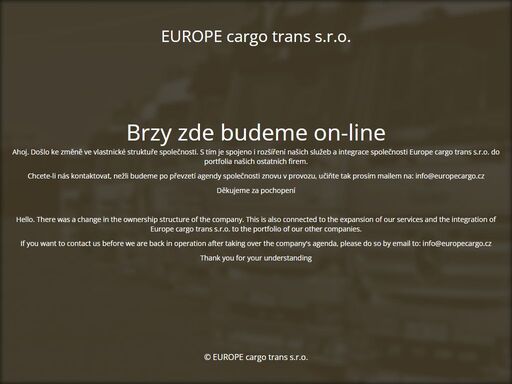 europecargotrans.cz