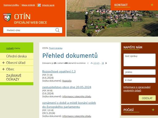 www.obec-otin.cz