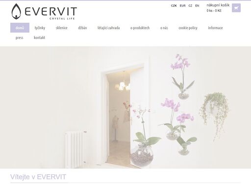 evervit je česká značka ručně vyráběných skleněných výrobků se směsí křišťálů. nádoby slouží k přípravě křišťálové vody a harmonizaci prostředí. 