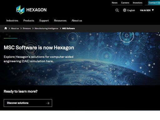 explore hexagon's solutions for computer-aided engineering (cae) simulation here.
