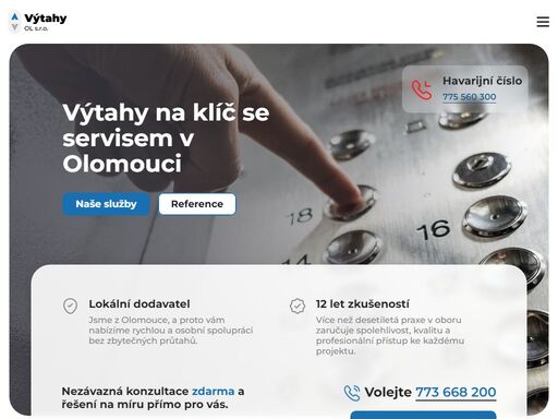 www.vytahyolomouc.cz