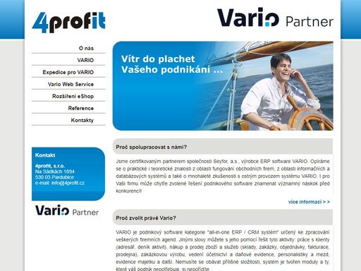 4profit, vario, seyfor, ekonomický systém, informační systém, účetní software, erp systém, poradenství, internetový obchod, modul, doplněk, expedice, rozšíření zakázek, rozšíření e-shop, správa e-shopu, automatizace obchodního procesu, automatické e-maily, napojení na eshop