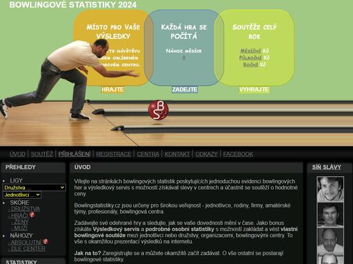 aplikace pro snadné rychlé a podrobné evidování osobních výsledků v bowlingu. součástí je výsledkový servis pro jednotlivce a družstva.