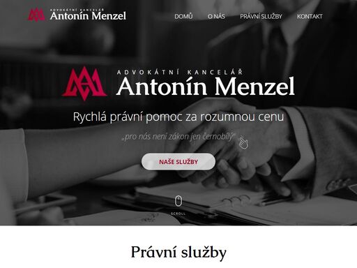 advokátní kancelář antonín menzel - advokát, právník, obhájce české budějovice. akmenzel