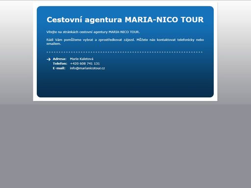 www.marianicotour.cz