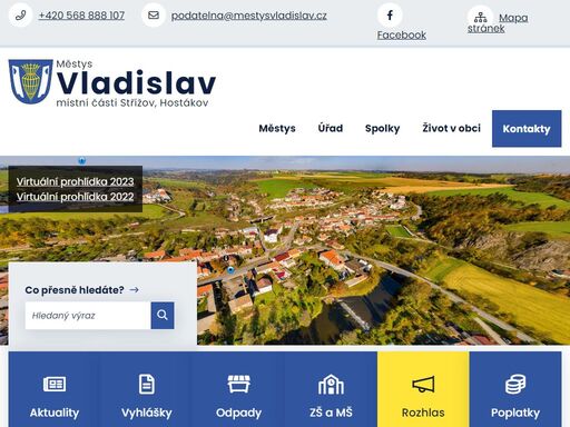 www.mestysvladislav.cz