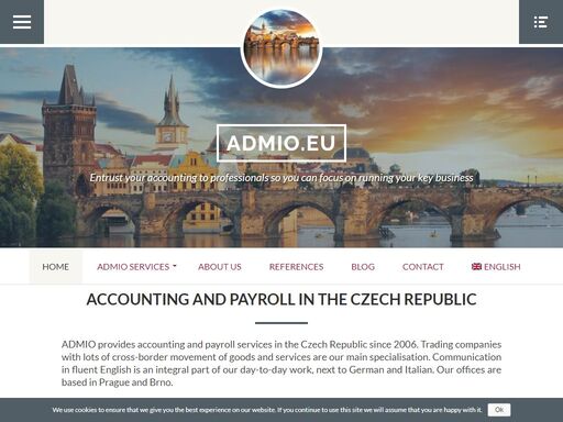 admio provides czech accounting outsourcing, payroll outsourcing and administrative services in the czech republic.