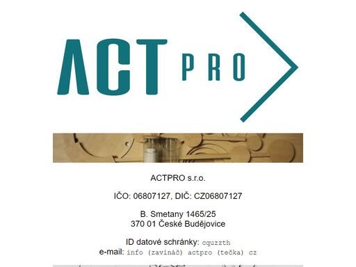 actpro vytváří kreativní koncepty interaktivních expozic a fyzickou výrobu předmětů atypického charakteru