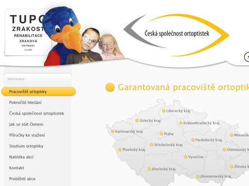 česká společnost ortoptistek vám pomůže s problémy tupozrakosti, šilhání a rehabilitace.