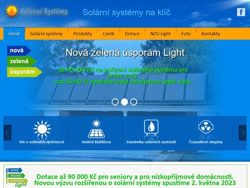 solární ohřev vody - montáž a prodej solárních systémů pro ohřev teplé vody, přitápění, ohřev bazénů