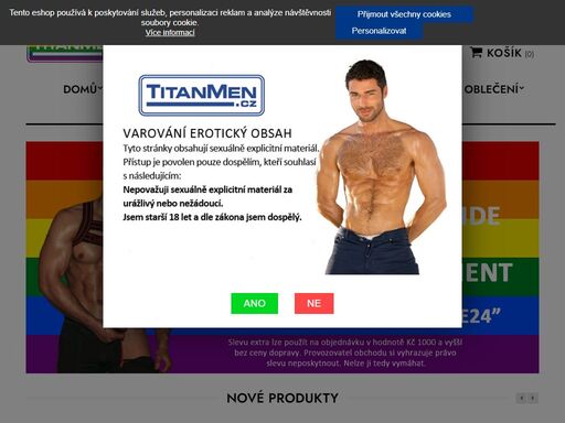 titanmen.cz – sexual lifestyle, sex toys and fetish gear for gay men