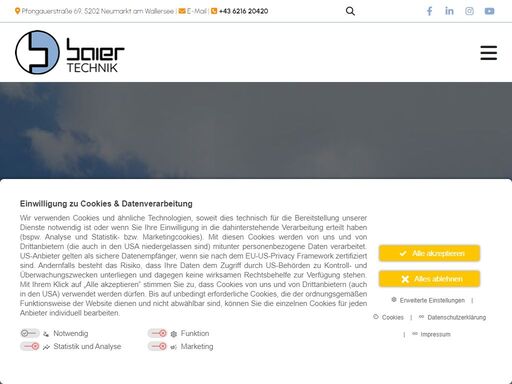 baier technik ist ihr partner in der elektrotechnik für österreich, deutschland und die schweiz. kabelkonfektionen, schaltschrankbau, pv und mehr.