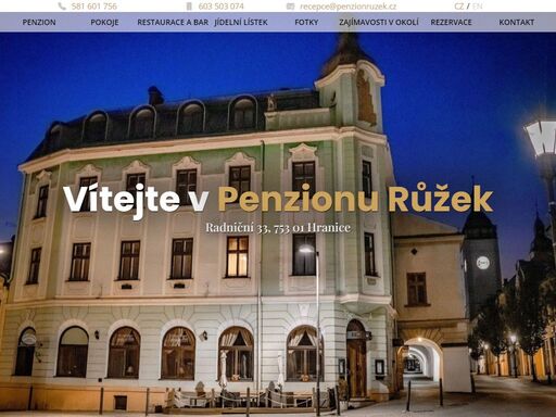 www.penzionruzek.cz