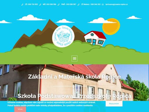 základní mateřská škola ropice, p. o. učitelský sbor tvoří učitelky pro českou i polskou školu včetně ředitelky a vychovatelky školní družiny.