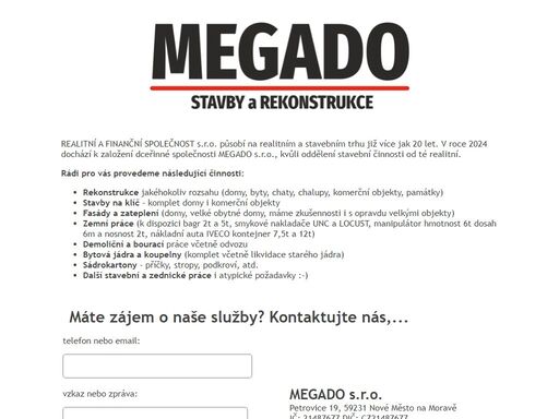 www.megado.cz