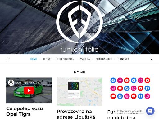 funkční fólie - polepy aut, skel a oken, interiérů, velkoplošný tisk, řezaná grafika, samolepky. individuální přístup od zaměření, až po realizaci.