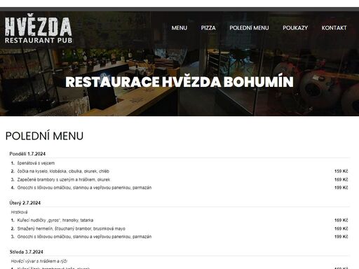 www.restaurace-hvezda.cz