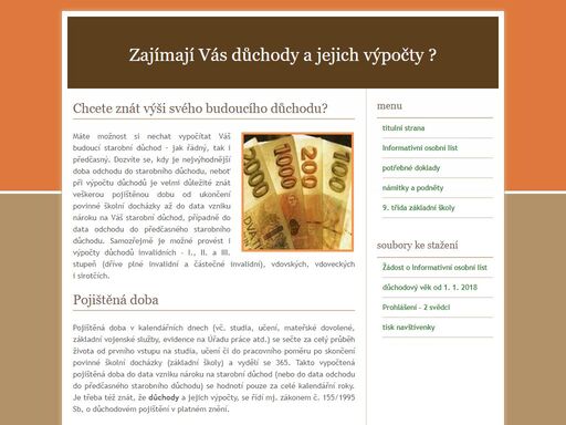www.duchody-vypocty.cz