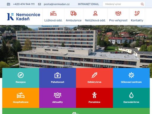 oficiální stránky nemocnice kadaň